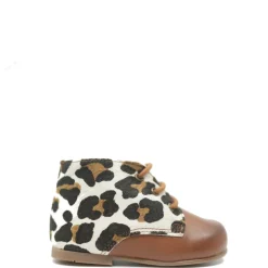 Confetti Leopard and Brown Baby Bootie Best