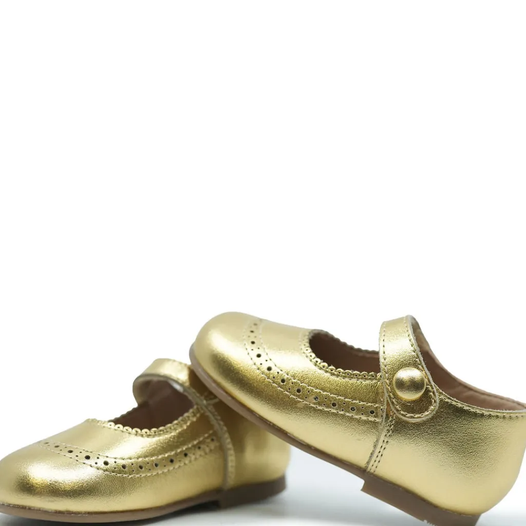 Confetti Metallic Gold Baby Mary Jane Best