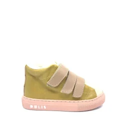 Dulis Olive Leather Hi Top Sneaker Clearance