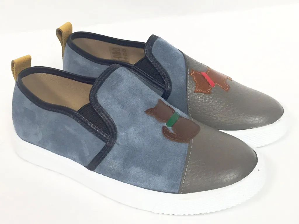 Elephantito Blue/Gray Slip-on Shoe Discount