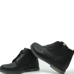 Emel Black Leather Zipper Bootie Fashion