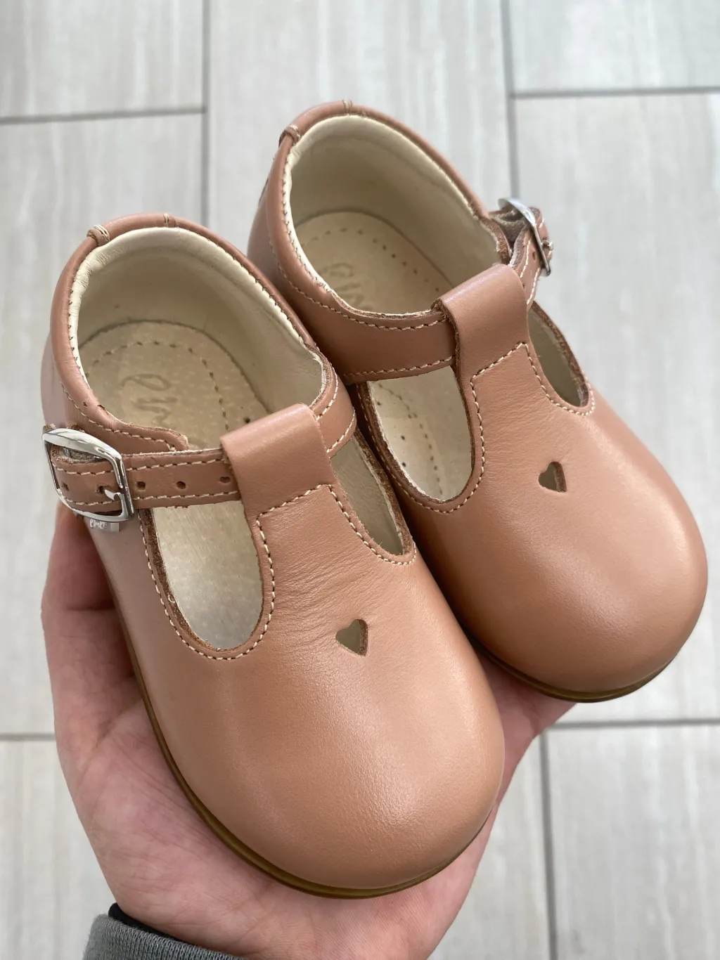Emel Blush Heart Baby Shoe Best