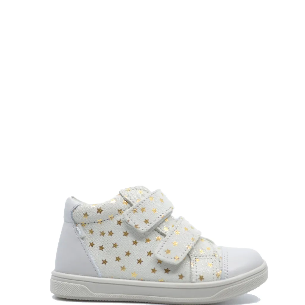 Emel Cream and Gold Star Baby Sneaker Discount