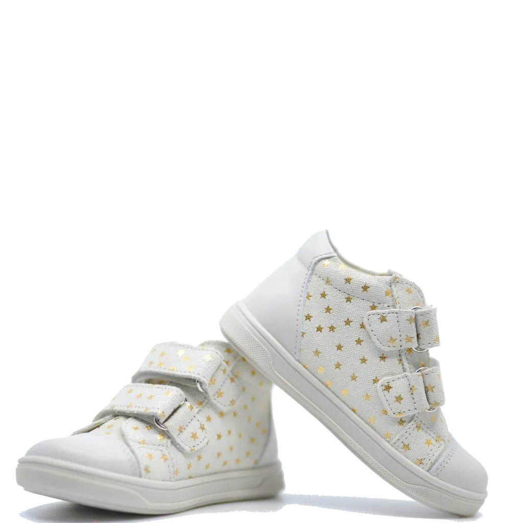Emel Cream and Gold Star Baby Sneaker Discount