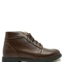 Emel Dark Brown Laceup Bootie Clearance