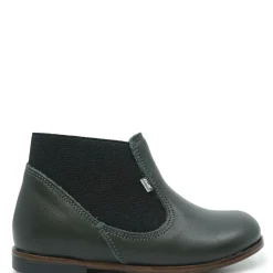 Emel Dark Green Elastic Baby Bootie Outlet