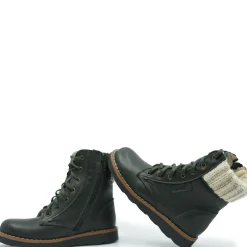 Emel Hunter Green Knit Cuff Bootie Clearance