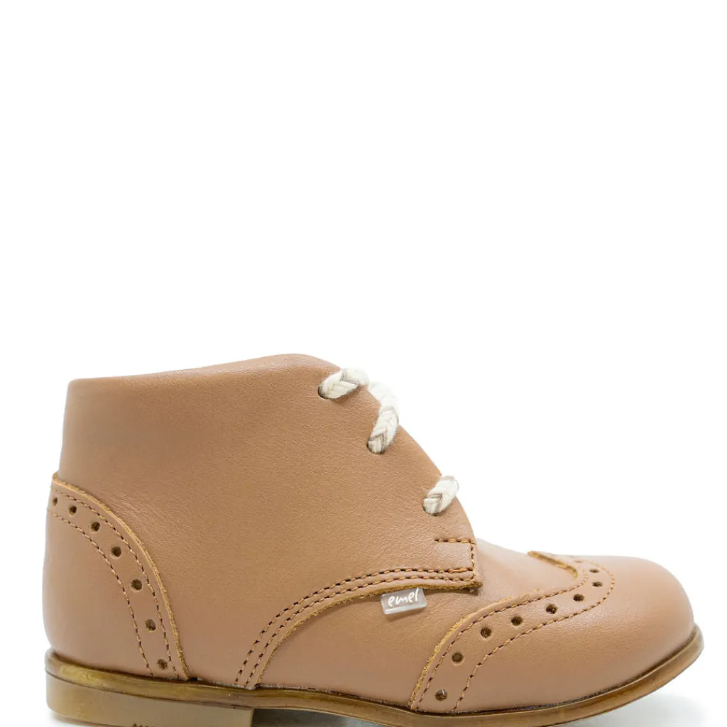 Emel Latte Wingtip Baby Shoe Clearance