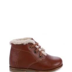 Emel Luggage Fur Trimmed Baby Bootie Best