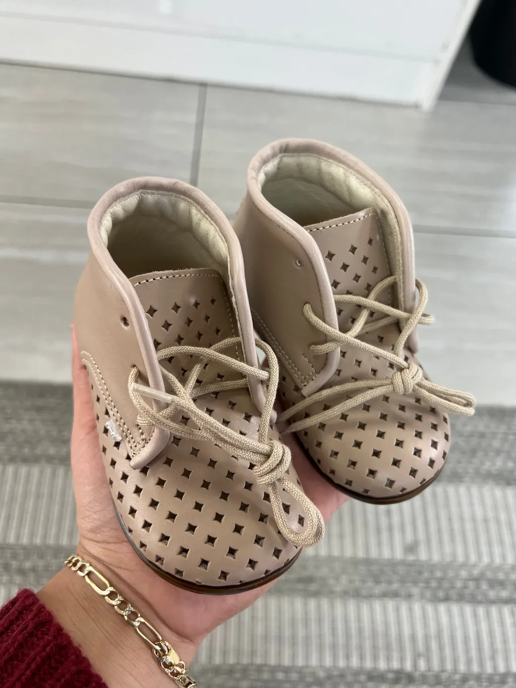 Emel Nude Perf Baby Shoe Sale
