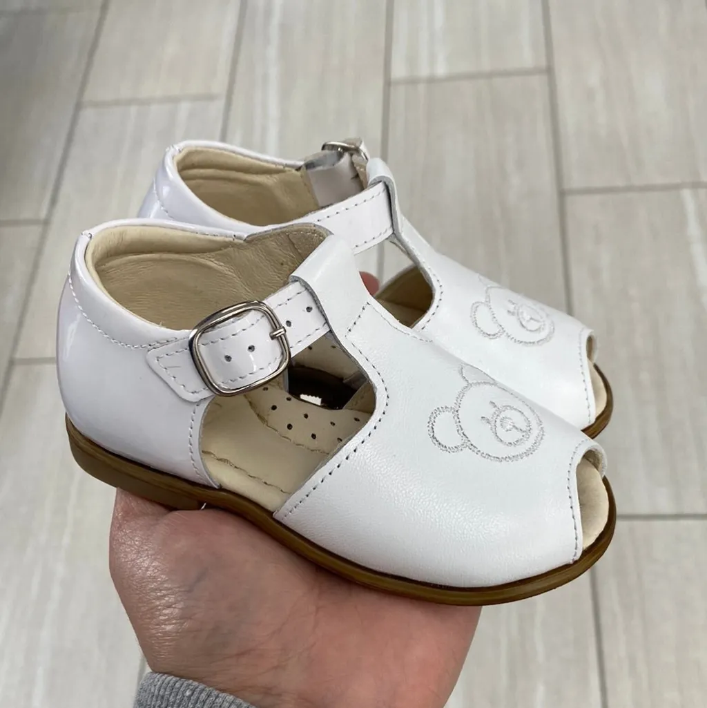 Emel Off White Teddy Baby Sandal New