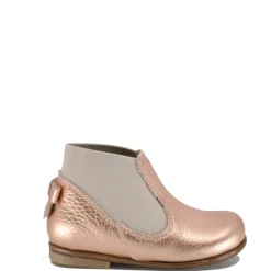 Emel Rose Gold Elastic Baby Bootie Clearance