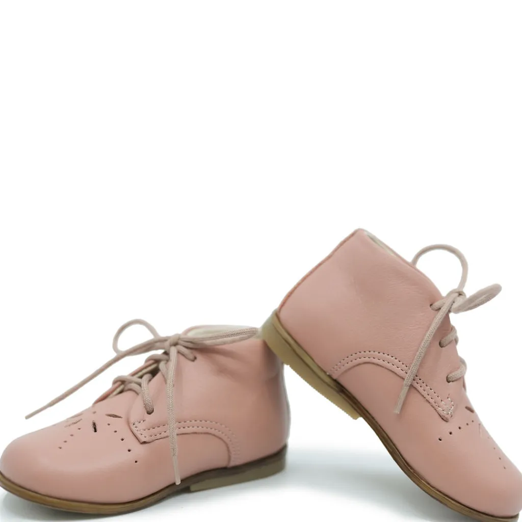 Emel Salmon Perforated Baby Bootie Best
