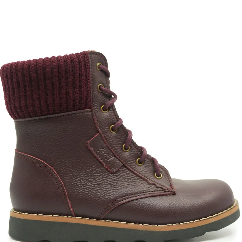 Emel Wine Sweater Zipper Boot Sale