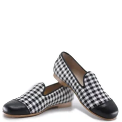 Hoo Checkered Captoe Smoking Loafer Clearance
