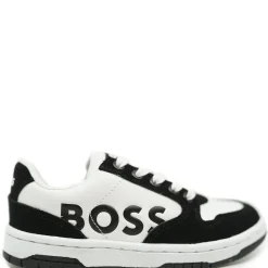 HUGO BOSS Black and White Logo Sneaker Hot