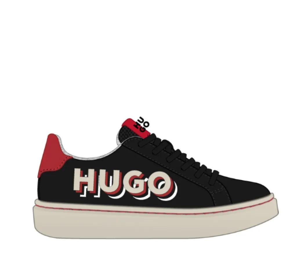 HUGO BOSS Black Branded Sneaker Clearance