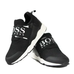 HUGO BOSS Black Mesh Sneaker Clearance