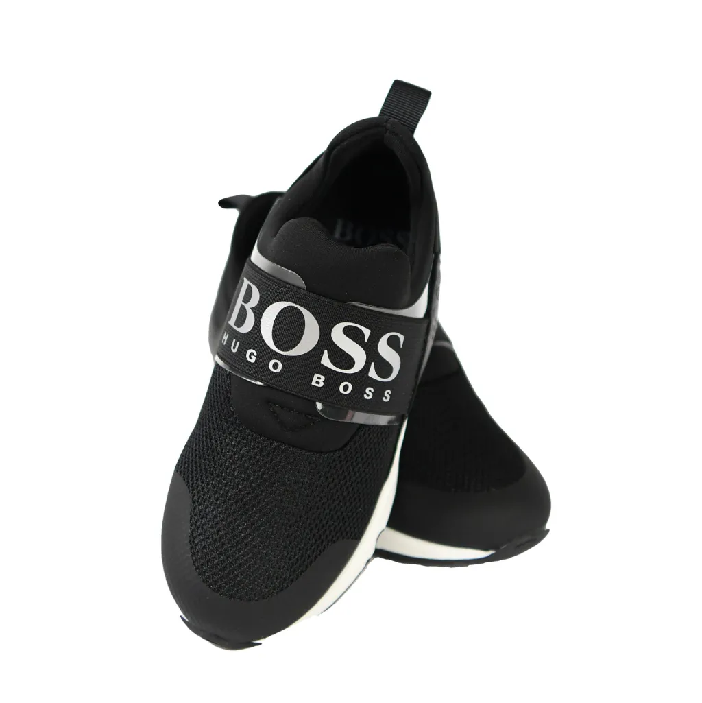 HUGO BOSS Black Mesh Sneaker Clearance