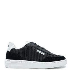 HUGO BOSS Black Textile Sneaker Clearance