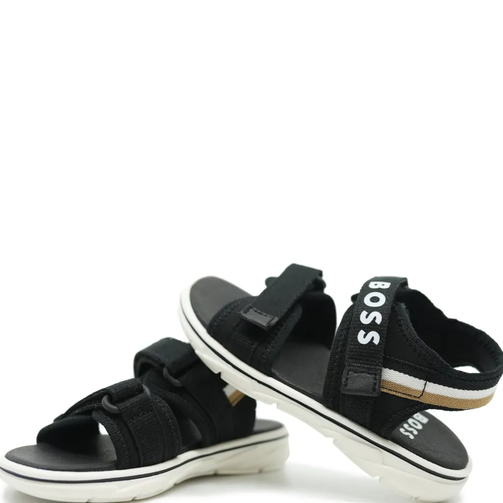 HUGO BOSS Black Velcro Baby Sandal Fashion
