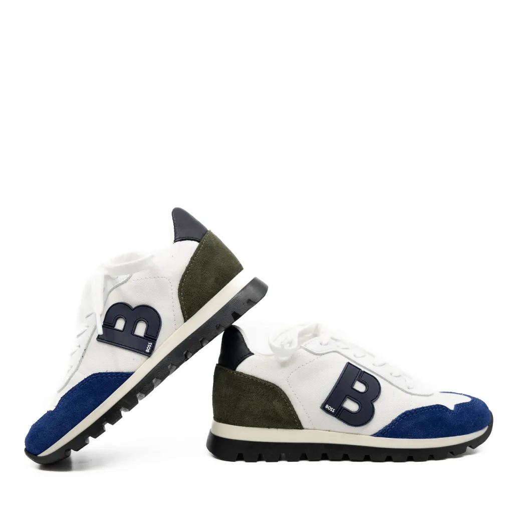 HUGO BOSS Multicolor Lace Up Trainers Discount