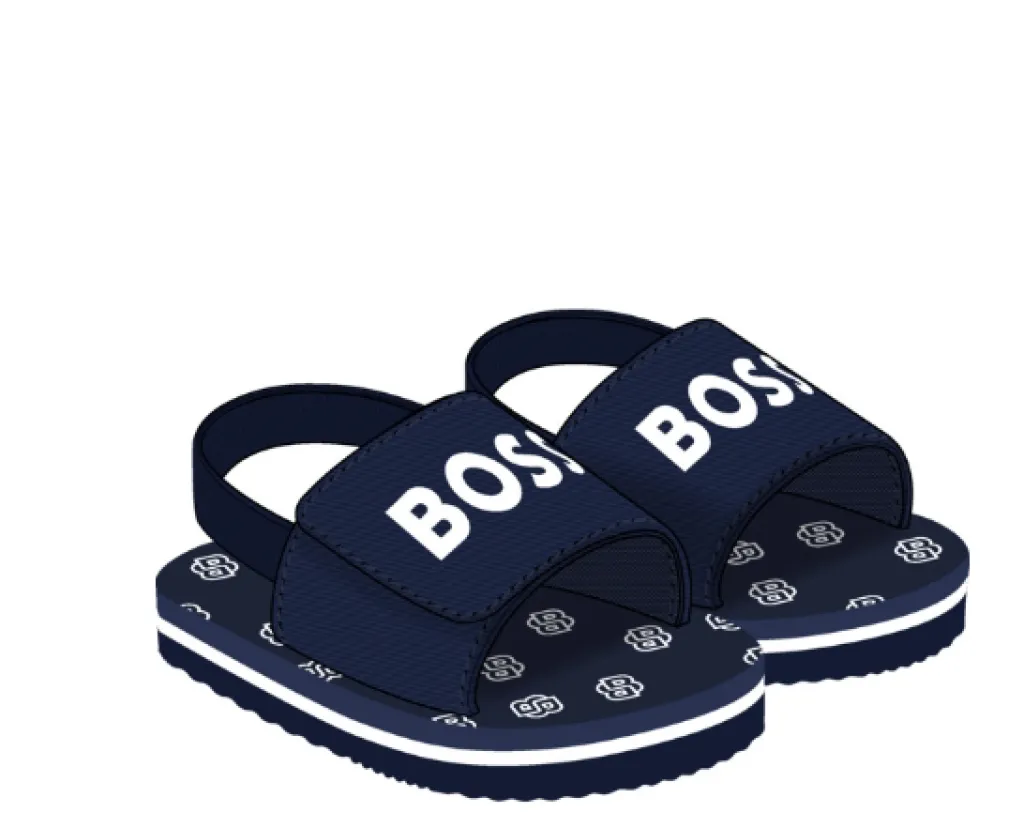 HUGO BOSS Navy Baby Slide Hot