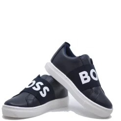 HUGO BOSS Navy Elastic Logo Sneaker Sale