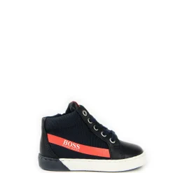 HUGO BOSS Navy Lace Up Sneaker Fashion