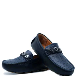 HUGO BOSS Navy Logo Loafer Hot