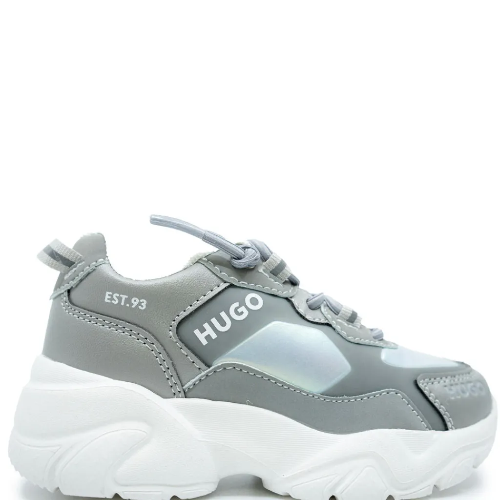 HUGO BOSS Silver Grandpa Sneaker Fashion