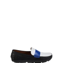 HUGO BOSS Three-Tone Navy Loafer Hot