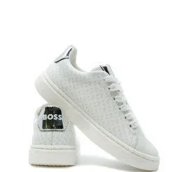 HUGO BOSS White Branded Sneaker Discount