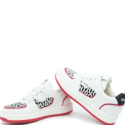 HUGO BOSS White Logo Lace Sneakers Discount