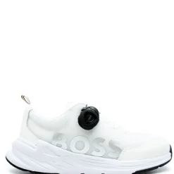 HUGO BOSS White Loop Closure Sneaker New