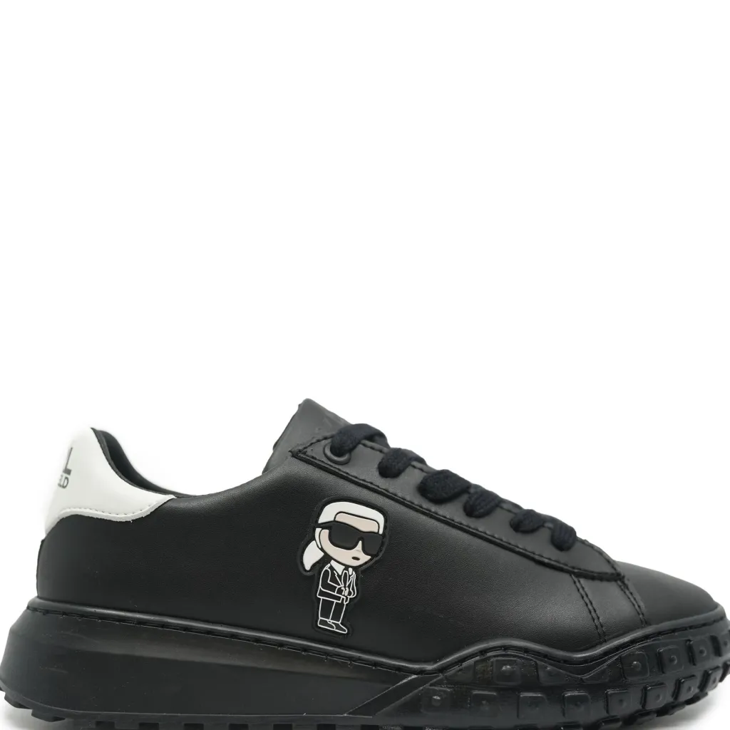 Karl Lagerfeld Black Logo Sneaker Clearance
