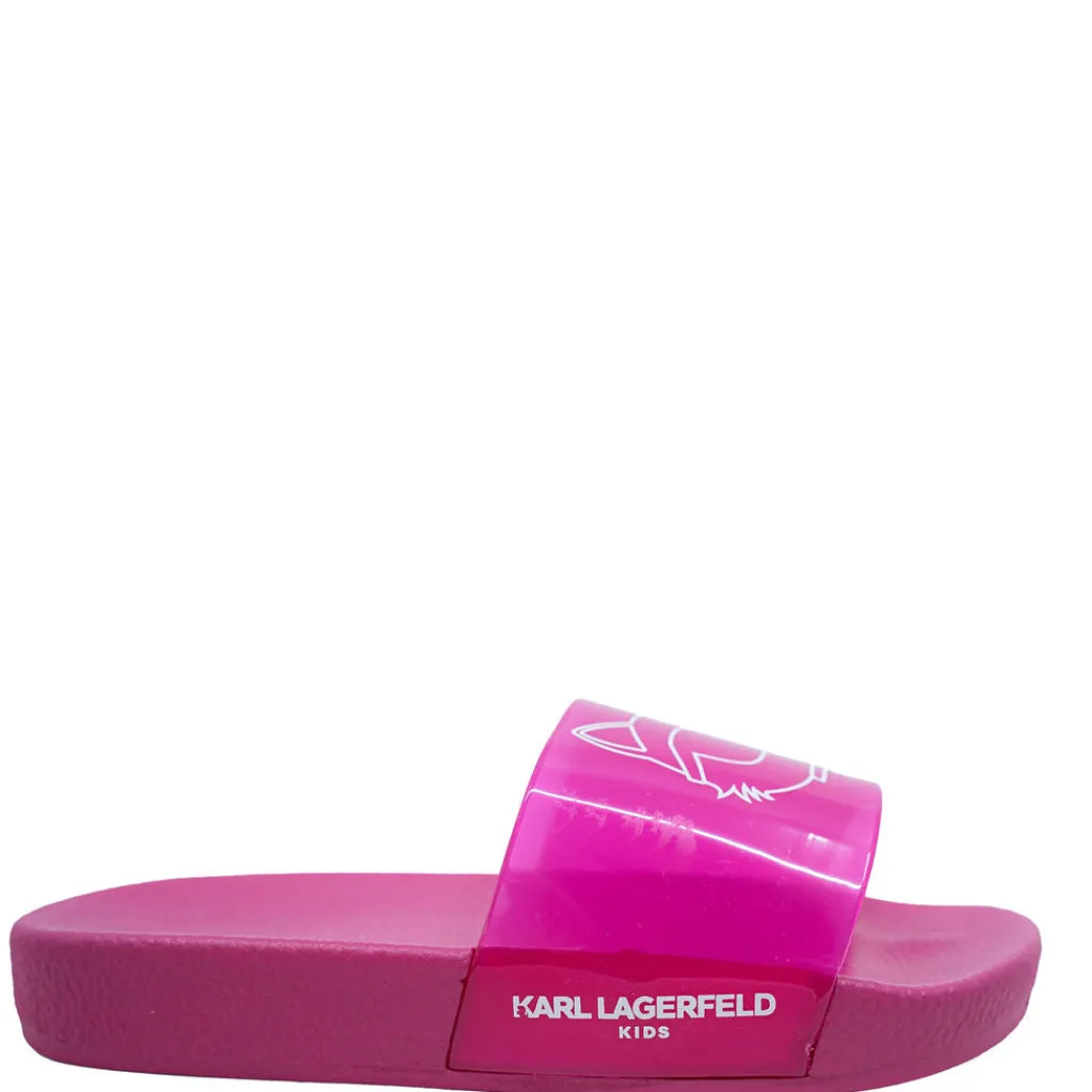 Karl Lagerfeld Fuchsia Slide Online