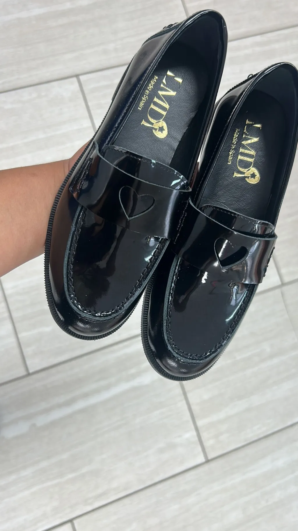 LMDI Collection LMDI All Black Heart Loafer Hot