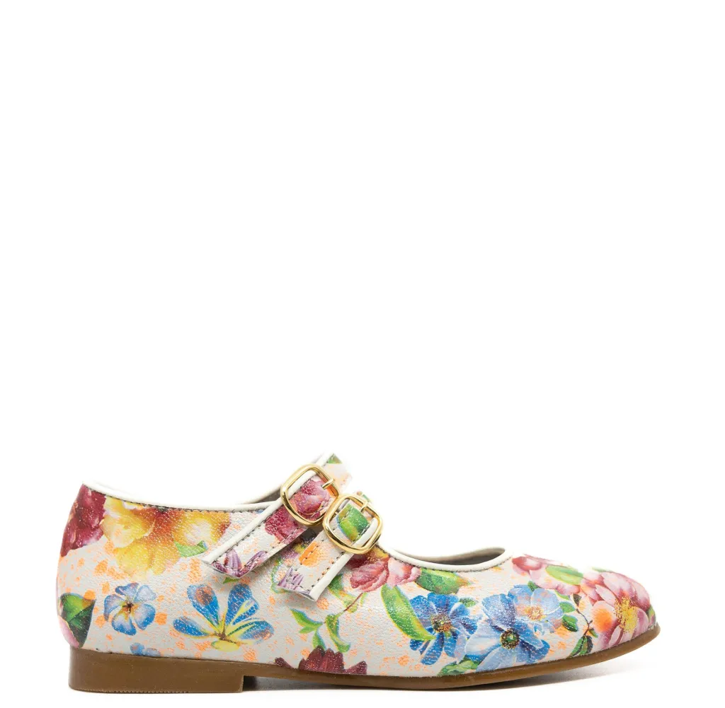 LMDI Collection LMDI Floral Double Velcro Mary Jane Hot