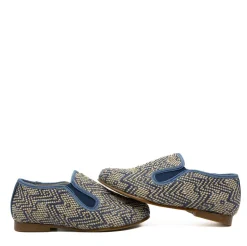 LMDI Collection LMDI Navy Weave Smoking Loafer New