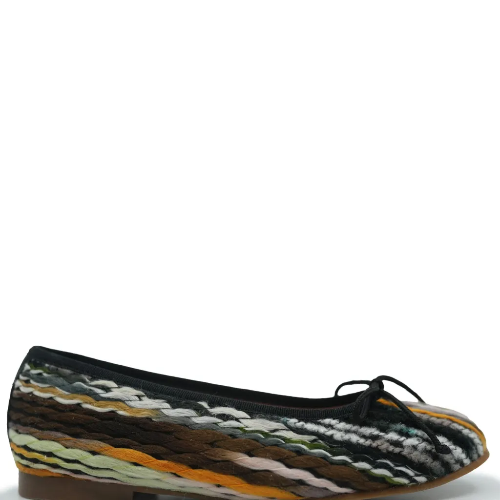 LMDI Collection LMDI Sweater Knit Bow Ballet Flat Online