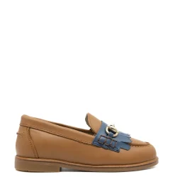 LMDI Collection LMDI Tan and Navy Buckle Loafer Sale
