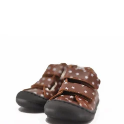 MAA Brown And White Star Baby Sneaker New