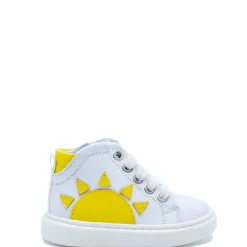 MAA White and Yellow Sun Sneaker Best
