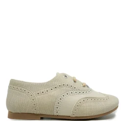 Manuela De Juan Manuela Beige Wingtip Derby Discount