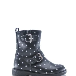 Manuela De Juan Manuela Black Hearts Buckle Boot Hot