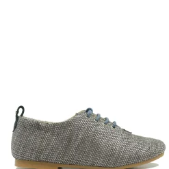 Manuela De Juan Manuela Blue Weave Lace Up Oxford Discount