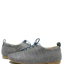 Manuela De Juan Manuela Blue Weave Lace Up Oxford Discount