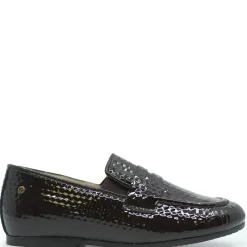 Manuela De Juan Manuela Chocolate Comb Patent Penny Shoe Online