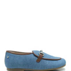 Manuela De Juan Manuela Jean and Camel Buckle Loafer Hot